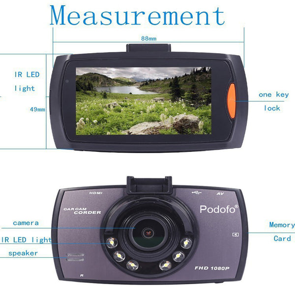 140 Degrees Dash Cam